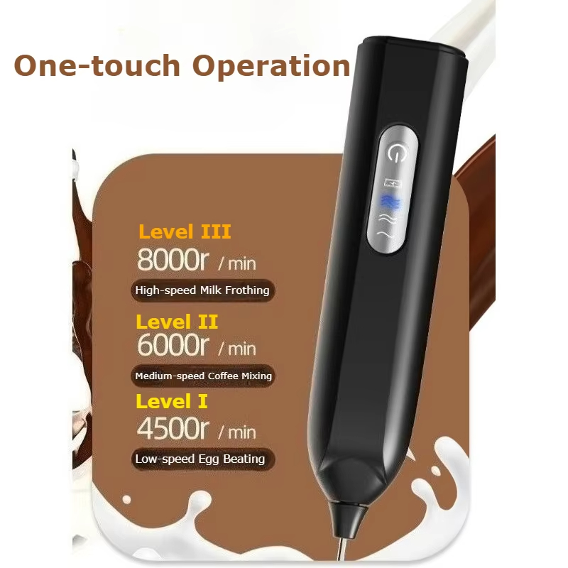 Electric Handheld Milk Frother - Portable Blender Usb Rechargeable ulasan dan harga