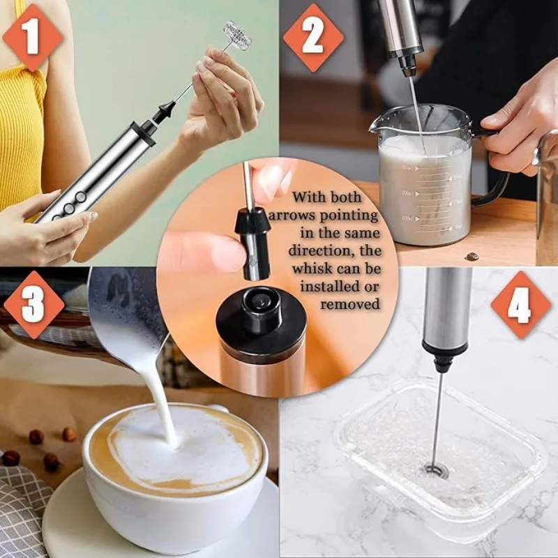 3in1 Electric Handheld Milk Fr - Electric Milk Frother Handheld ulasan dan harga