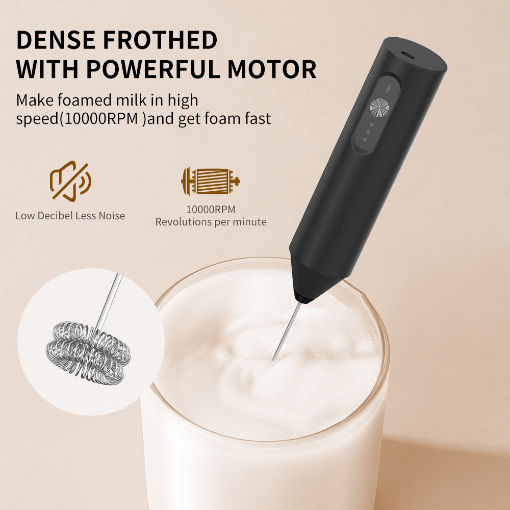 Multi-Function Wireless Rechar - Electric Milk Frother Handheld ulasan dan harga