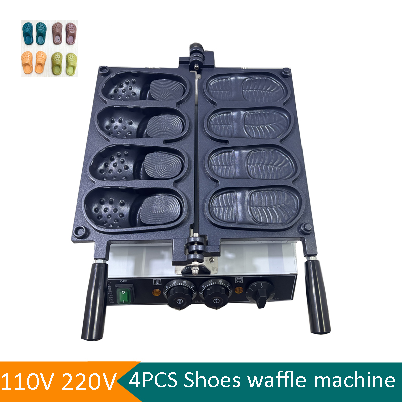 Commercial Slipper Shape Waffl - Mini Waffle Maker Machine ulasan dan harga
